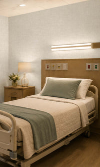 Morning Mist Fabric Like Textured Vinyl Commercial Wallpaper C7599