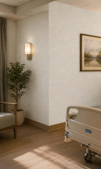 Morning Mist Fabric Like Textured Vinyl Commercial Wallpaper C7599