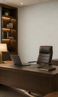 Dove Grey Fabric Like Textured Vinyl Commercial Wallpaper C7600