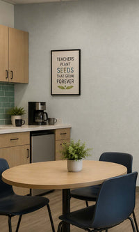 Dove Grey Fabric Like Textured Vinyl Commercial Wallpaper C7600
