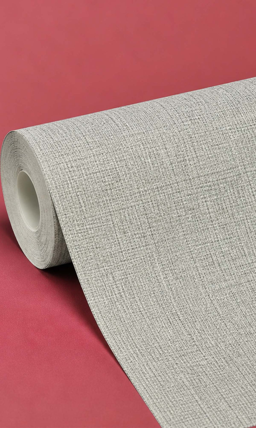 Dove Grey Fabric Like Textured Vinyl Commercial Wallpaper C7600