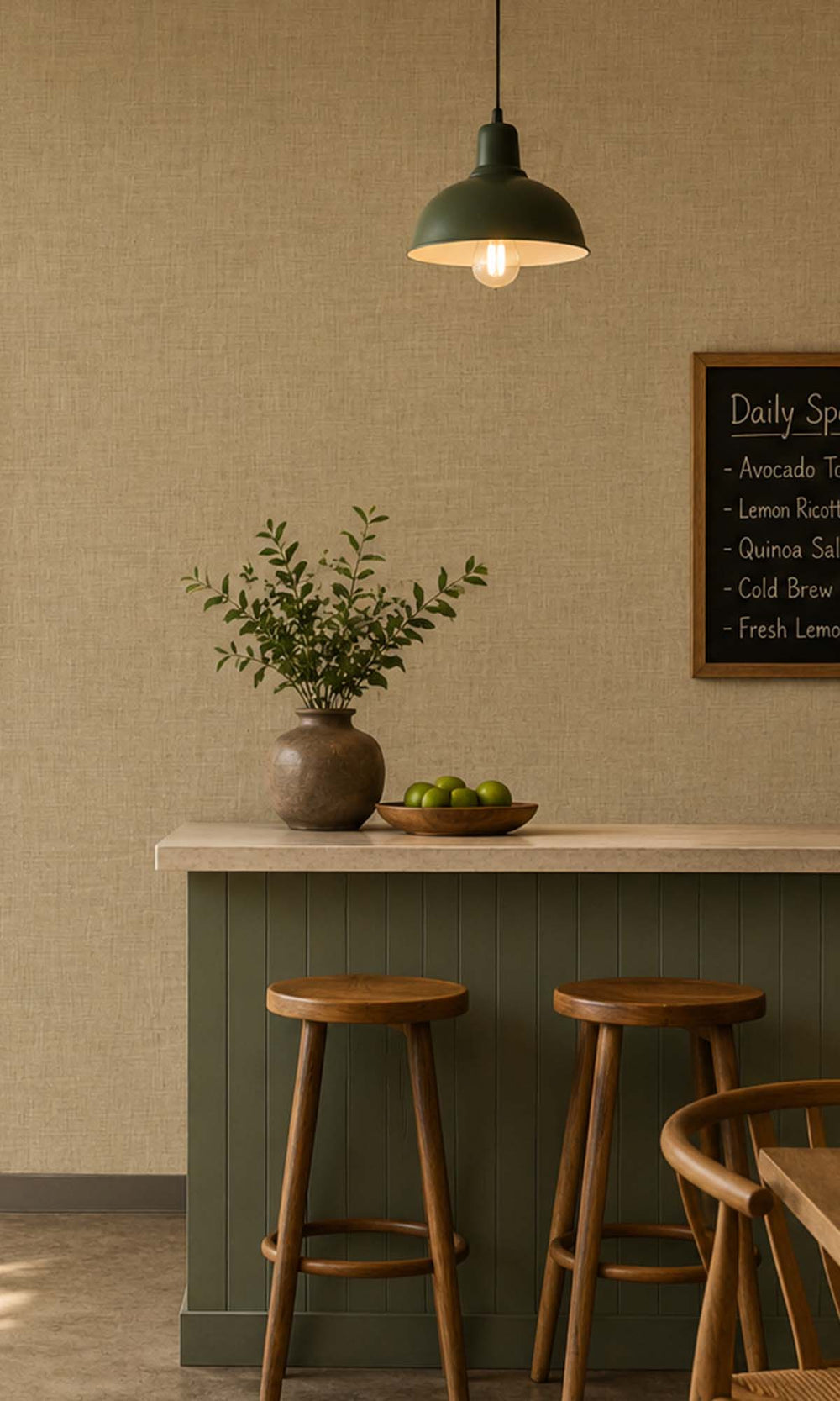 Driftwood Fabric Like Textured Vinyl Commercial Wallpaper C7601