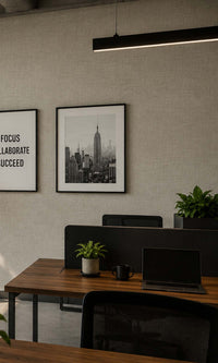 Warm Slate Fabric Like Textured Vinyl Commercial Wallpaper C7602