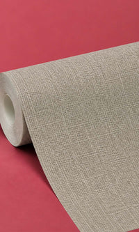 Warm Slate Fabric Like Textured Vinyl Commercial Wallpaper C7602