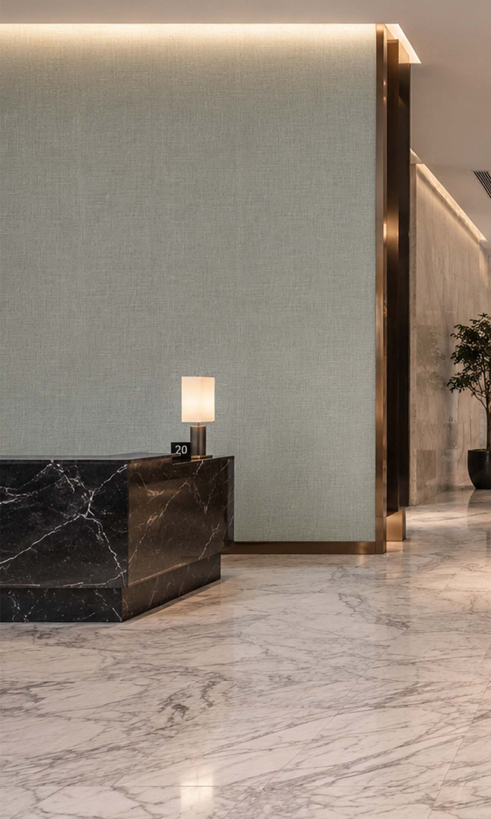 Sage Fabric Like Textured Vinyl Commercial Wallpaper C7604