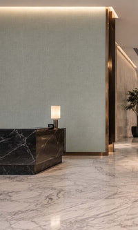 Sage Fabric Like Textured Vinyl Commercial Wallpaper C7604
