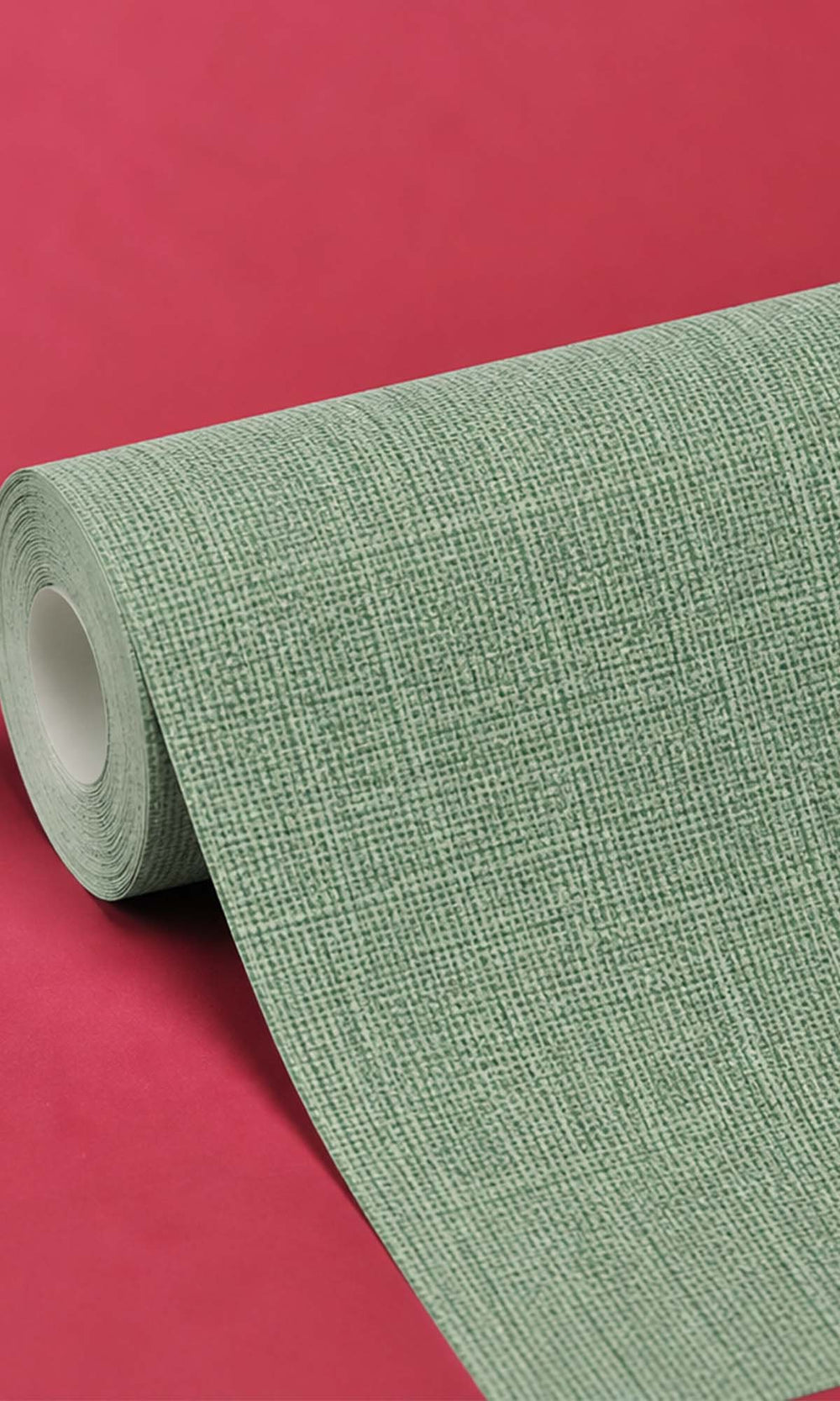 Lush Fern Fabric Like Textured Vinyl Commercial Wallpaper C7605