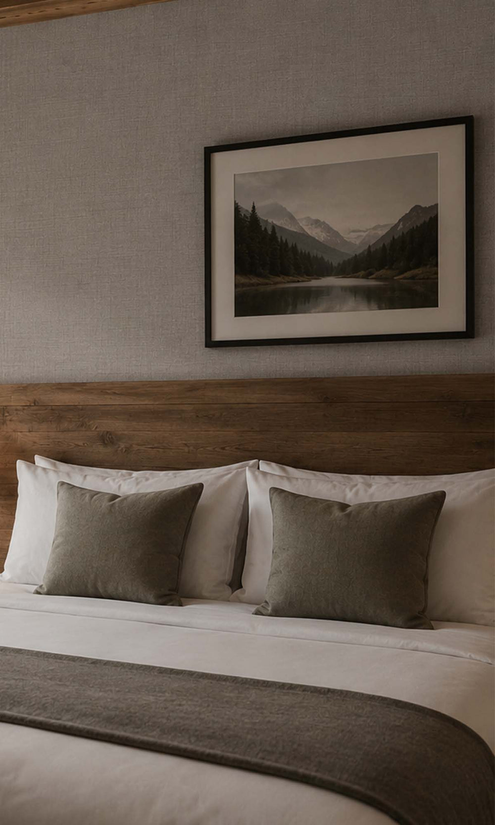 Grey Linen Textured Vinyl Commercial Wallpaper C7611
