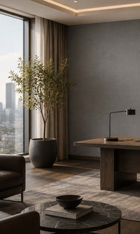 Volcanic Ash Linen Textured Vinyl Wallpaper C7612