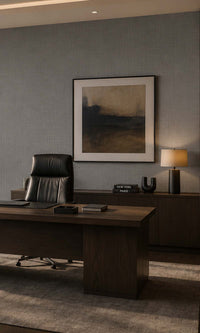 Volcanic Ash Linen Textured Vinyl Wallpaper C7612