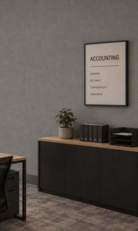 Volcanic Ash Linen Textured Vinyl Wallpaper C7612