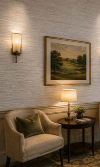 Horizon Grasscloth Inspired Vinyl Commercial Wallpaper C7618