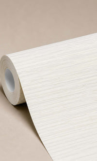Crescent Moon Grasscloth Inspired Vinyl Commercial Wallpaper C7619