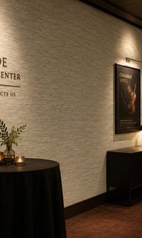 Smoke Embers Grasscloth Inspired Vinyl Commercial Wallpaper C7621