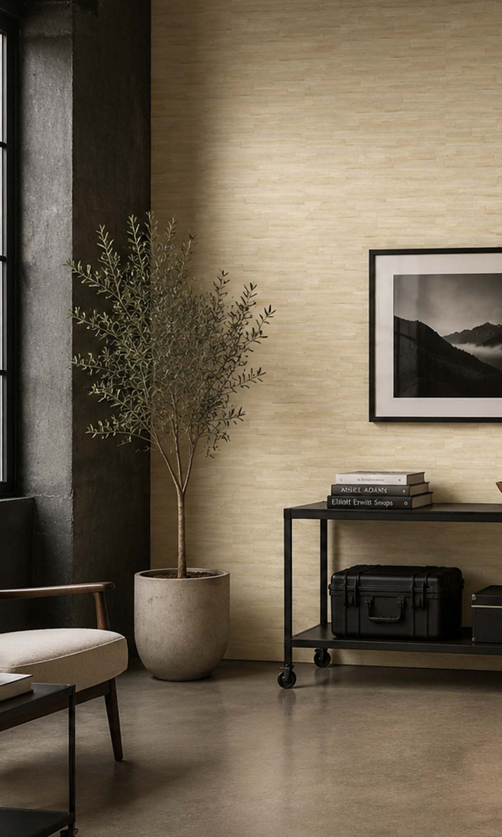 CustardAbstract Planks Vinyl Commercial Wallpaper C7632