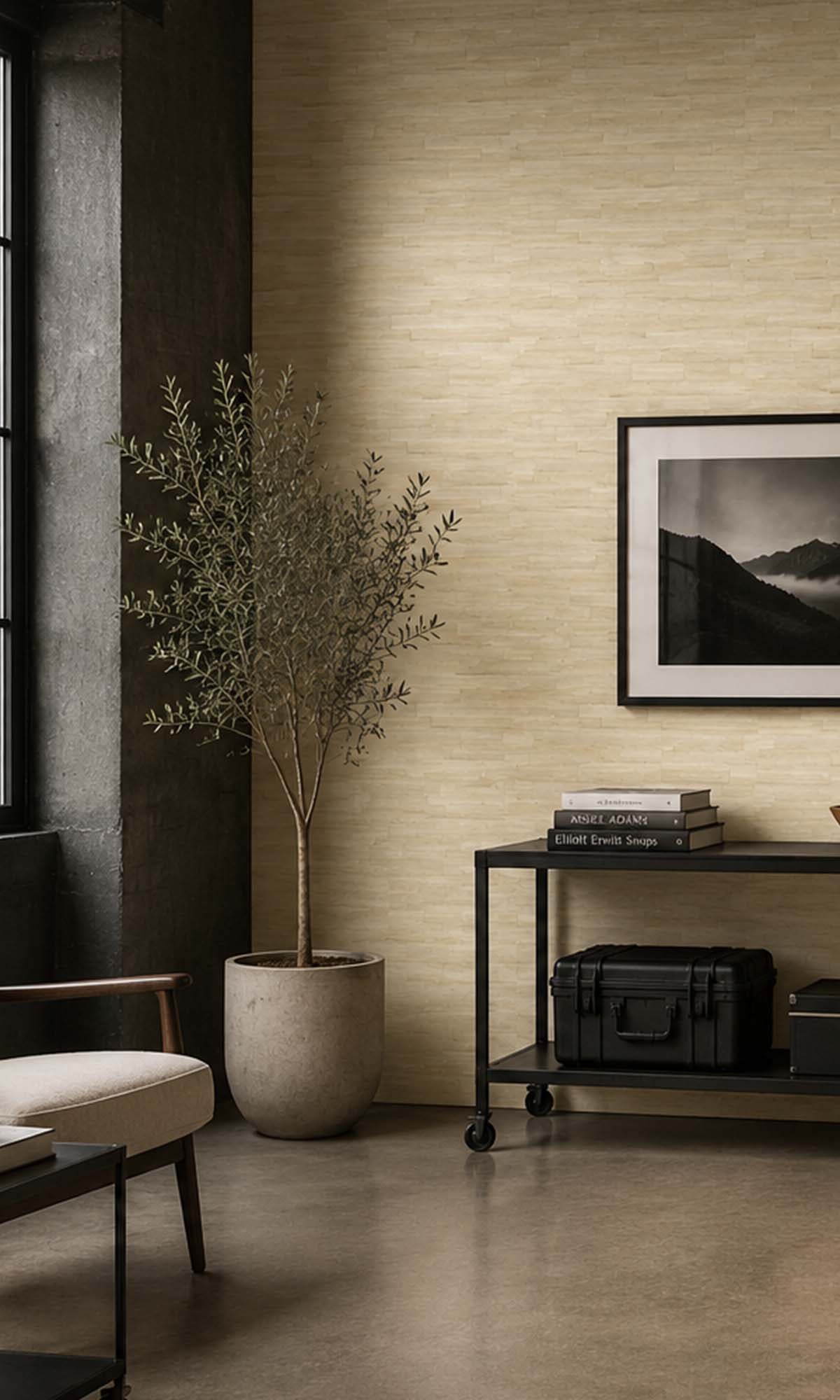 CustardAbstract Planks Vinyl Commercial Wallpaper C7632