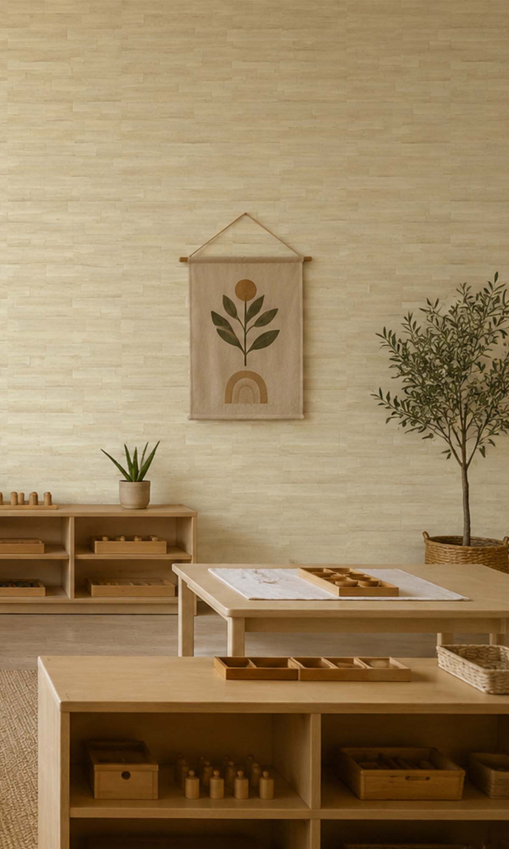 CustardAbstract Planks Vinyl Commercial Wallpaper C7632