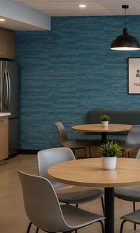 Marine Abstract Planks Vinyl Commercial Wallpaper C7636