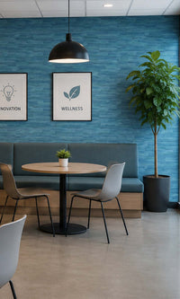 Marine Abstract Planks Vinyl Commercial Wallpaper C7636