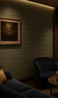 Natural Brown Abstract Planks Vinyl Commercial Wallpaper C7637