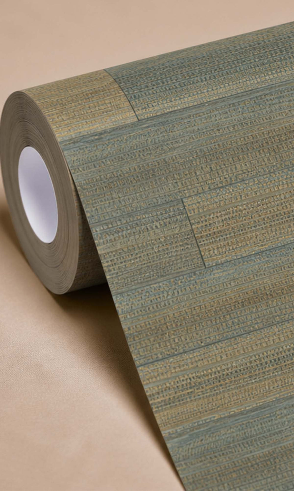 Natural Brown Abstract Planks Vinyl Commercial Wallpaper C7637