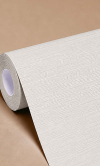 Nougat Horizon Plain Textured Vinyl Commercial Wallpaper C7649