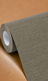 Raw Umber Sisal Effect Textured Vinyl Commercial Wallpaper C7676