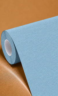 Serenity Blue Hemp Weave Textured Vinyl Commercial Wallpaper C7697