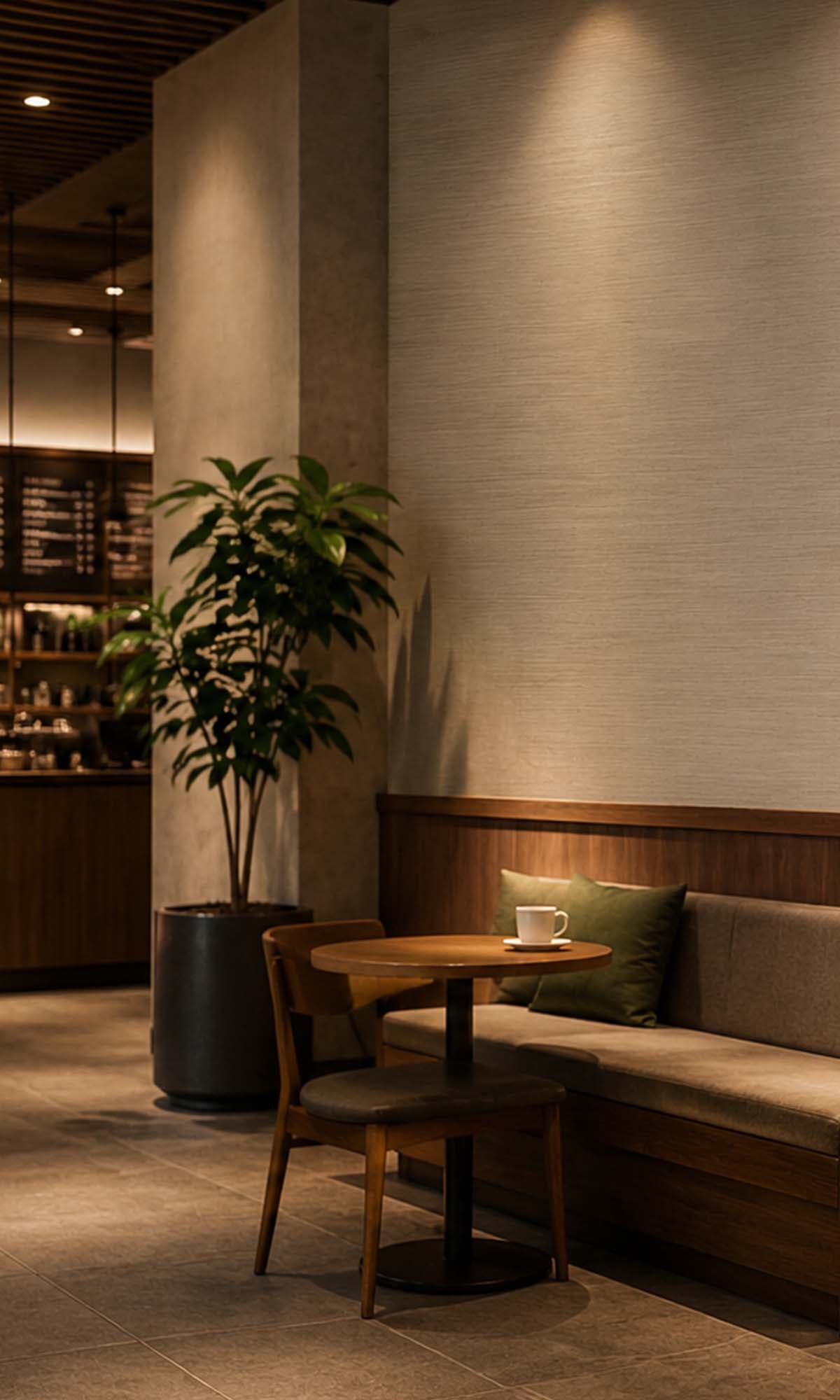 Timber Faux Moroccan Sisal Textured Vinyl Commercial Wallpaper C7722