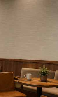 Timber Faux Moroccan Sisal Textured Vinyl Commercial Wallpaper C7722