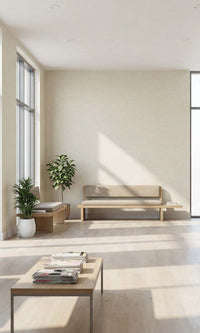 Bone Faux Grasscloth Textured Vinyl Commercial Wallpaper C7725
