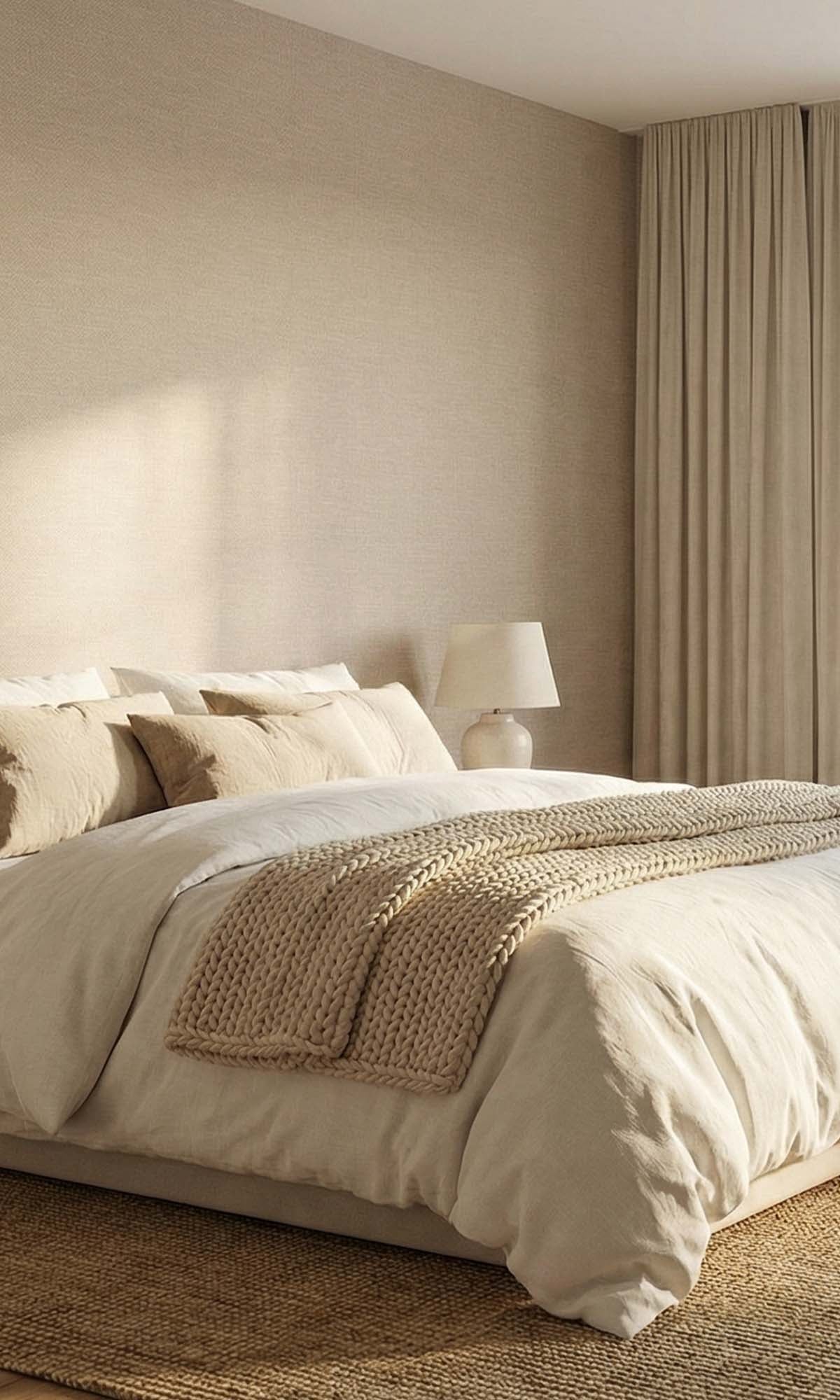 Flax Faux Linen Weave Textured Vinyl Commercial Wallpaper C7733
