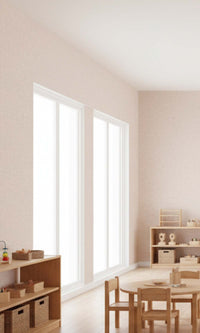 Alba Beige Faux Linen Weave Textured Vinyl Commercial Wallpaper C7734