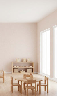 Alba Beige Faux Linen Weave Textured Vinyl Commercial Wallpaper C7734
