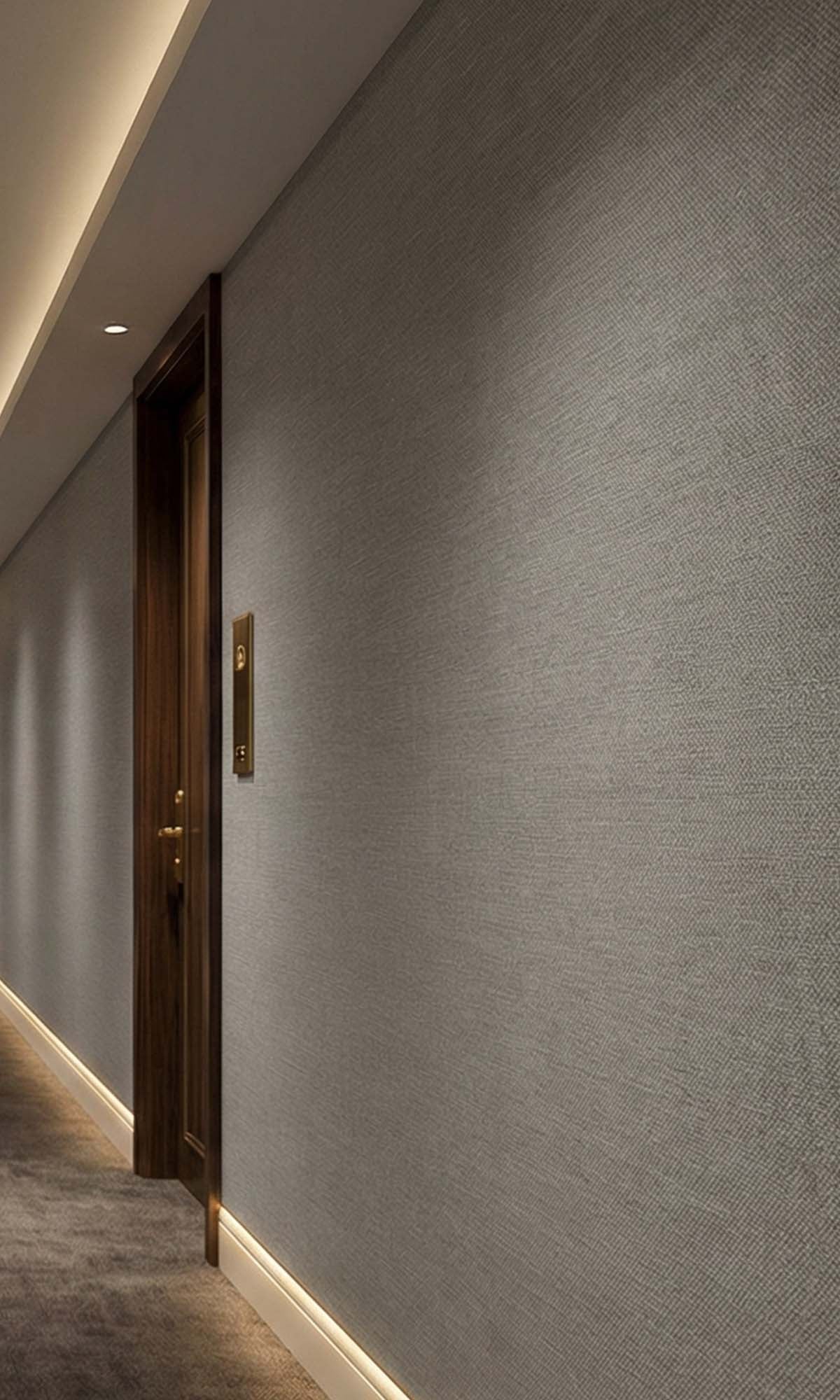 Seafoam Faux Linen Weave Textured Vinyl Commercial Wallpaper C7735