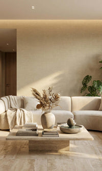 Antler Faux Linen Weave Textured Vinyl Commercial Wallpaper C7737