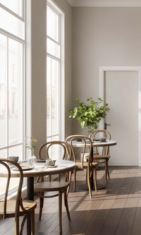 Ash Gray Faux Linen Weave Textured Vinyl Commercial Wallpaper C7740