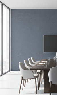 Smoke Gray Faux Linen Weave Textured Vinyl Commercial Wallpaper C7742