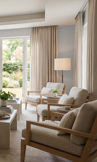 Linen White Faux Stone Look Textured Vinyl Commercial Wallpaper C7745