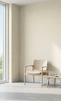 Cream Faux Stone Look Textured Vinyl Commercial Wallpaper C7746