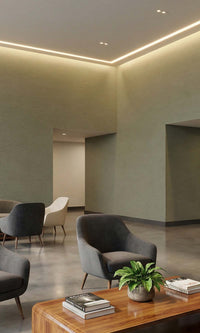 Coffee Faux Stone Look Textured Vinyl Commercial Wallpaper C7748