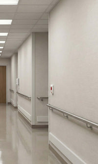 Frost Faux Fine Weave Textured Vinyl Commercial Wallpaper C7753