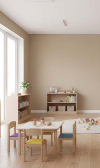 Cinnamon Faux Fine Weave Textured Vinyl Commercial Wallpaper C7757