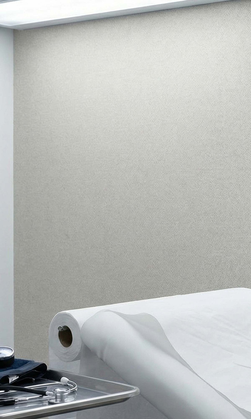 Soft Gray Faux Speckled Stone Textured Vinyl Commercial Wallpaper C7760