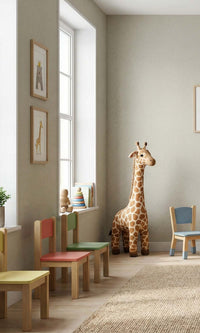 Smoky Beige Faux Speckled Stone Textured Vinyl Commercial Wallpaper C7762