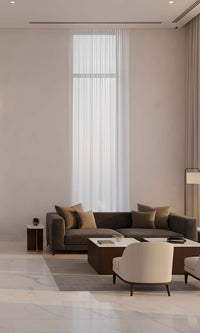 Snow Ribbed Stripe Effect Textured Vinyl Commercial Wallpaper C7768