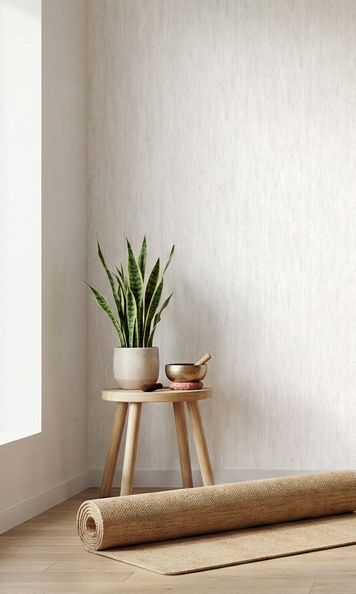 Foam Ribbed Stripe Effect Textured Vinyl Commercial Wallpaper C7769