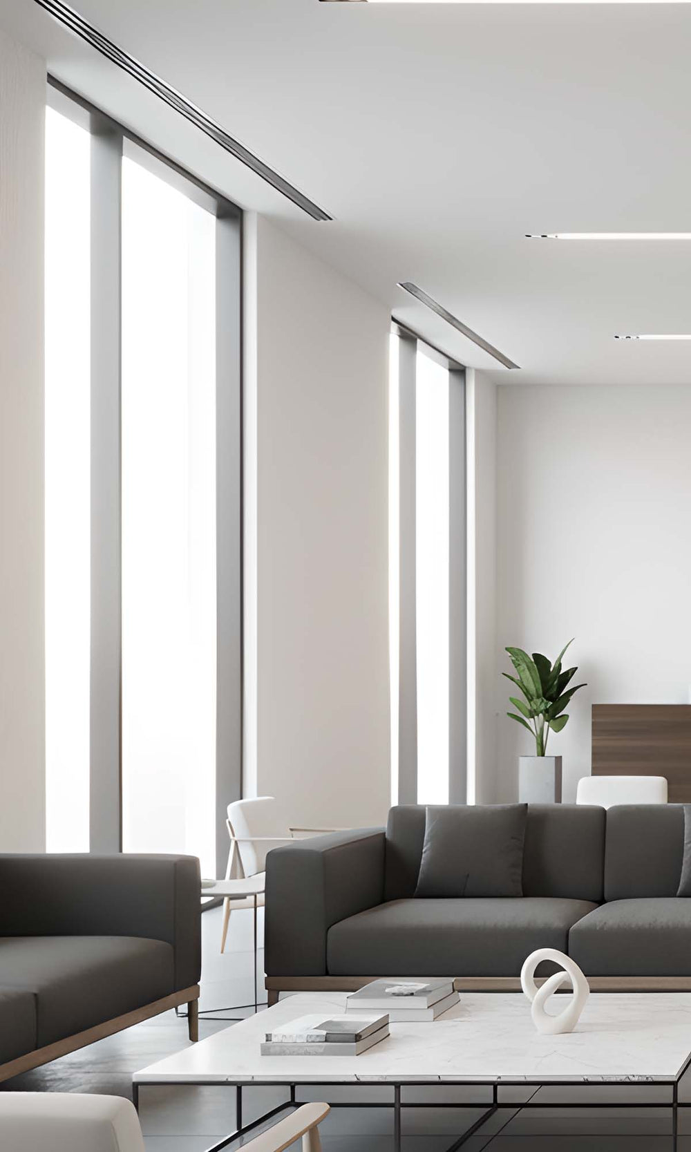 Foam Ribbed Stripe Effect Textured Vinyl Commercial Wallpaper C7769