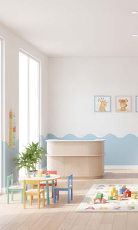 Foam Ribbed Stripe Effect Textured Vinyl Commercial Wallpaper C7769