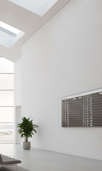 Smoke Ribbed Stripe Effect Textured Vinyl Commercial Wallpaper C7771